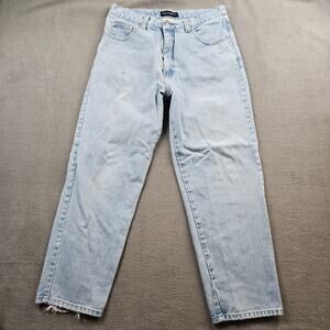 Vintage Britches Great Outdoors Jeans Size 34 Light Wash Distressed Hong Kong